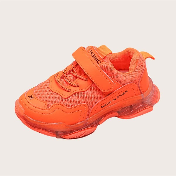 

Toddler Girls Velcro Strap Wide Fit Sneakers, Orange
