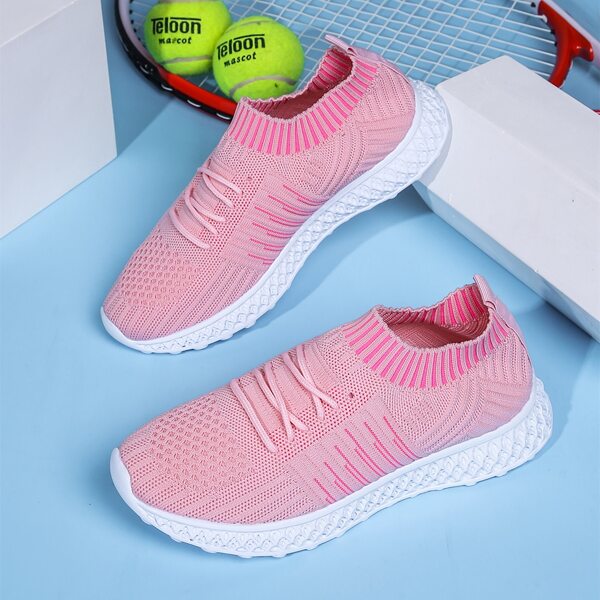 

Slip On Knit Sneakers, Pink