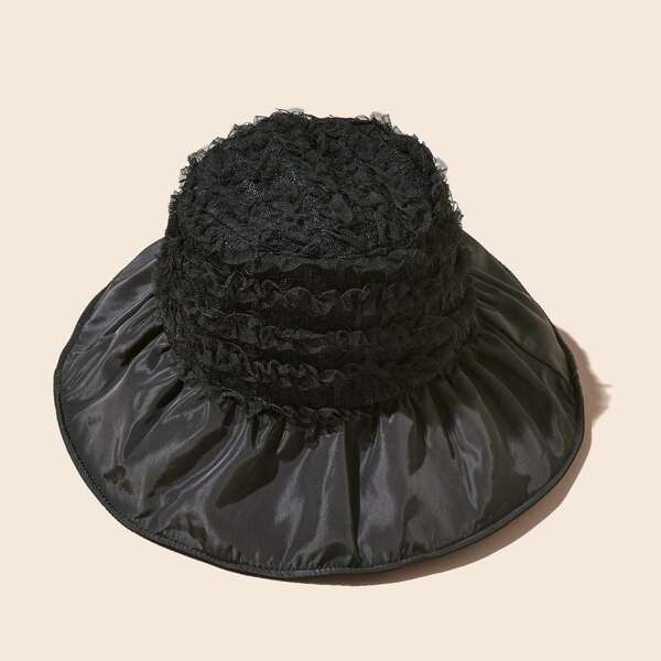

Lace Bucket Hat, Black