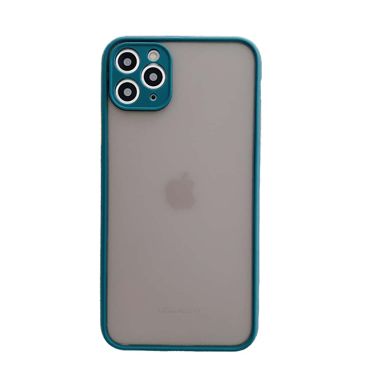 

Contrast Frame Frosted iPhone Case, Dark green