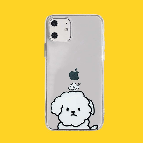 

1pc Cartoon Graphic Clear iPhone Case