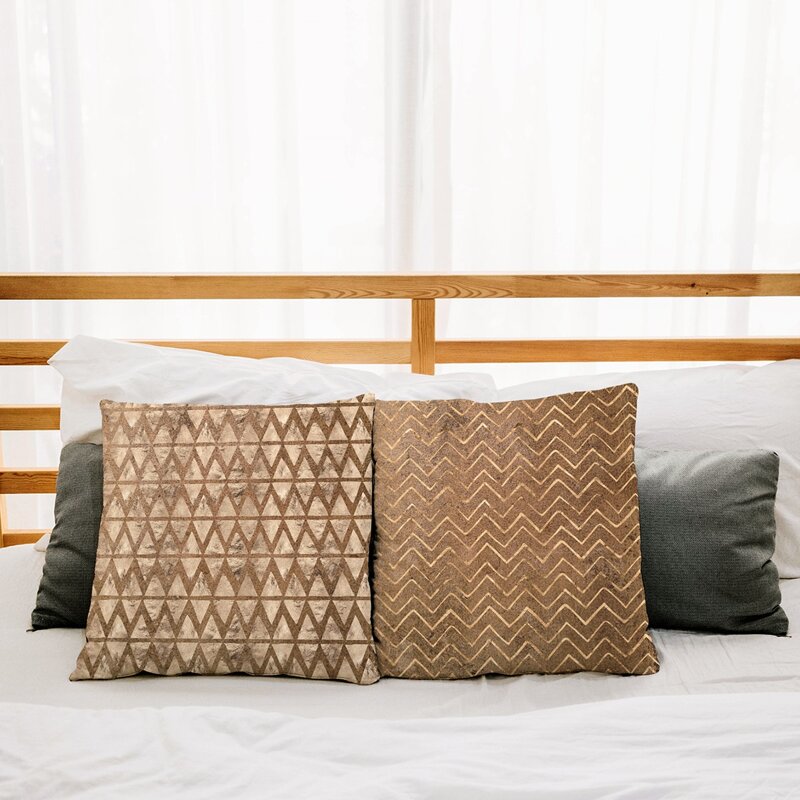 

1pc Chevron Pattern Cushion Cover Without Filler, Multicolor