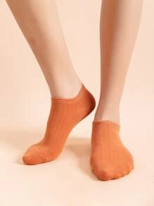 5pairs Solid Socks - Multicolor - View 2