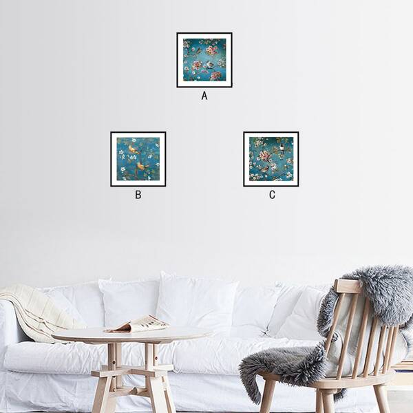

1pc Floral Pattern Diamond Painting, Multicolor