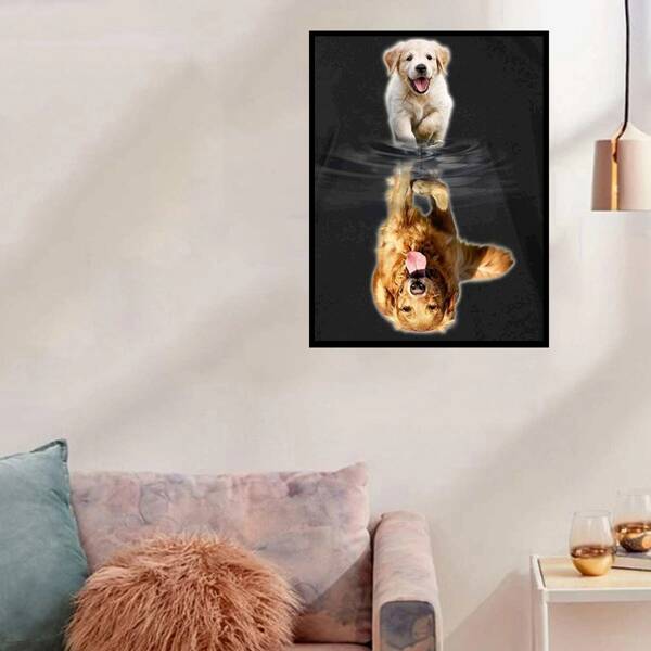 

Dog Print Diamond Painting, Multicolor