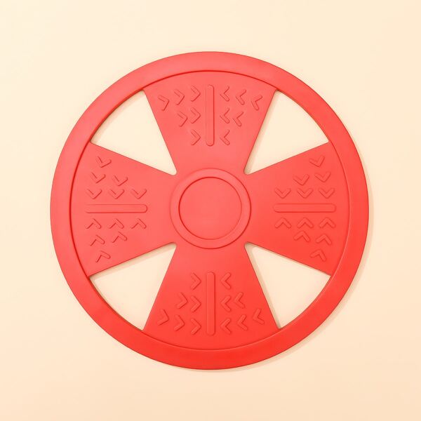 

1pc Dog Frisbee Training Toy, Red