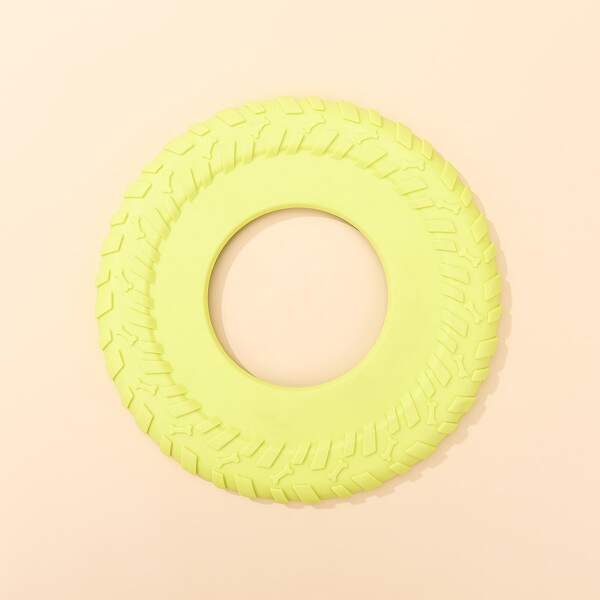 

1pc Dog Frisbee Training Toy, Yellow