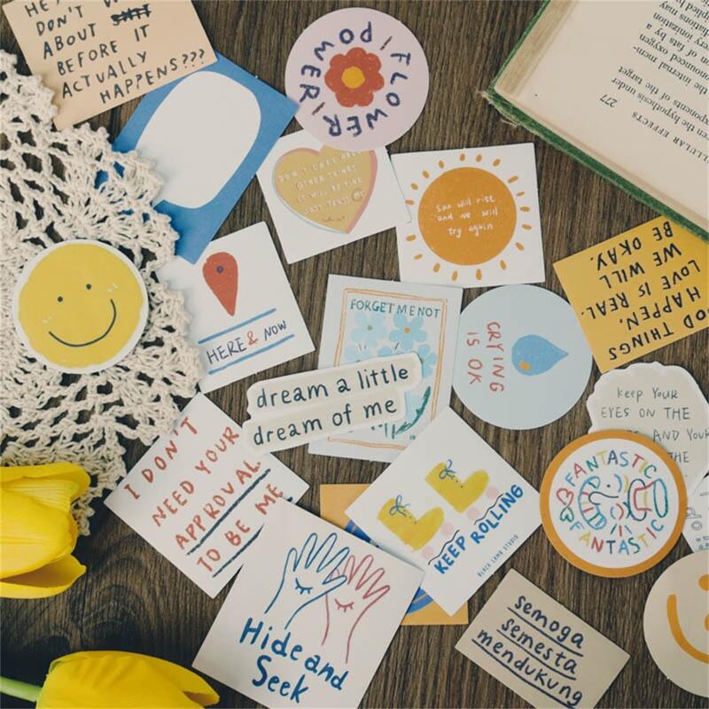 

60pcs Random Pattern Sticker, Multicolor