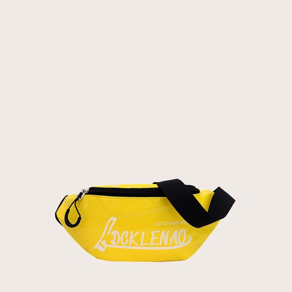 

Boys Letter Graphic Fanny Pack, Yellow