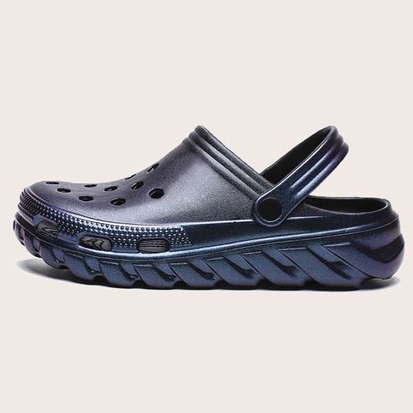 

Men Hollow Out Two Way Wear Sandals, Blue