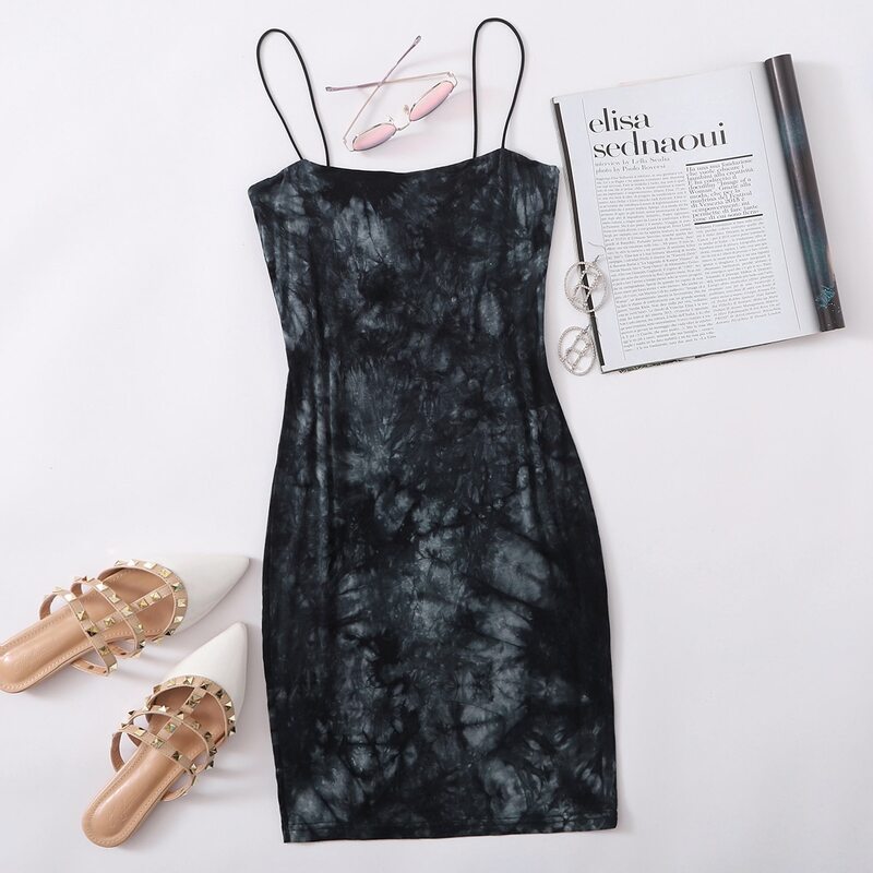 

Tie Dye Bodycon Dress, Multicolor
