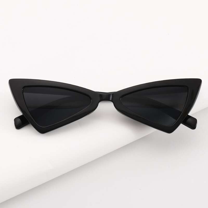 

Triangle Cat Eye Sunglasses, Black