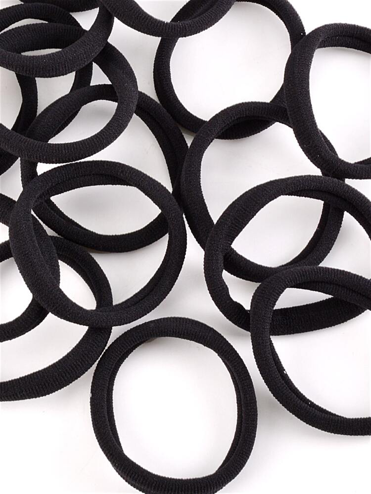 25pcs Solid Hair Ties For Daily Use For Women Hairstyles Casual Ponytail Holders Hair Elastics Hair Rubber Bands Scrunchies Hair Rope Elastic Hair Tie, Hair Bobbles Hair Accessories Head Accessories Elastic Band,Summer,Holiday,Travel