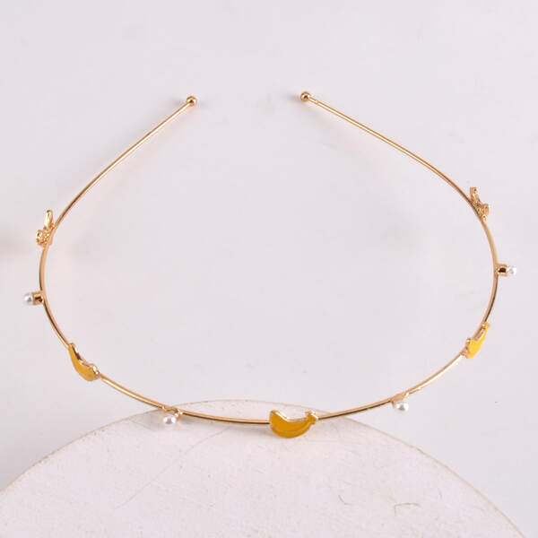 

Ободок для волос с искусственными жемчугами, Многоцветный