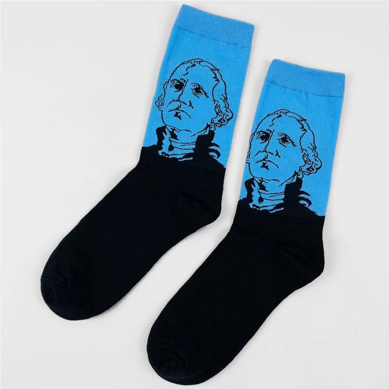 

Guys Figure Graphic Socks, Multicolor