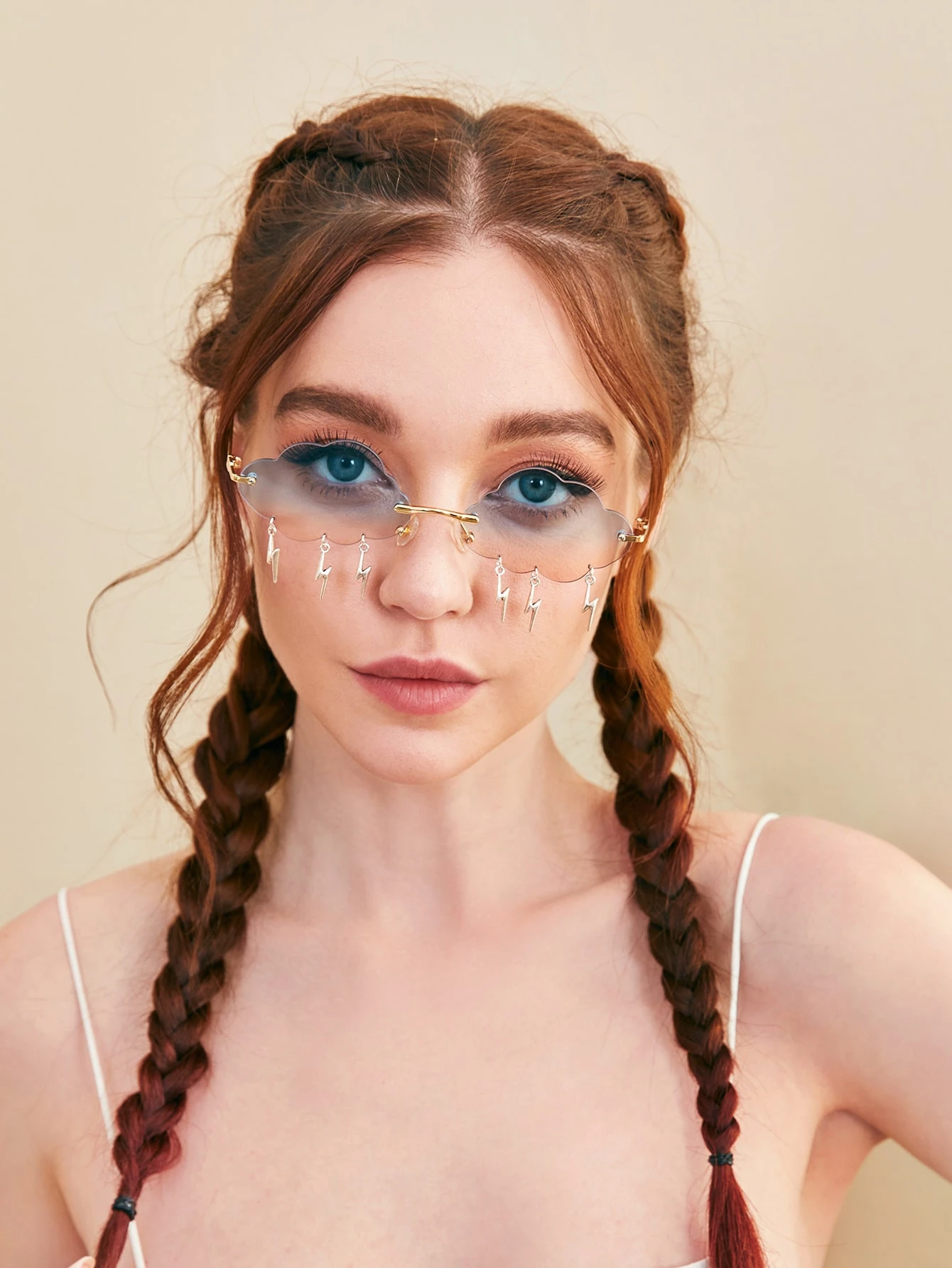 リムレス 雲 フレーム サングラス リムレス 雲 フレーム サングラス