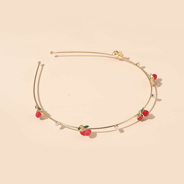 

Cherry Decor Hair Hoop, Multicolor
