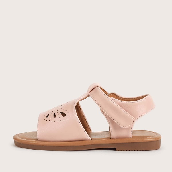 

Toddler Girls Hollow Out Wide Fit Sandals, Pink