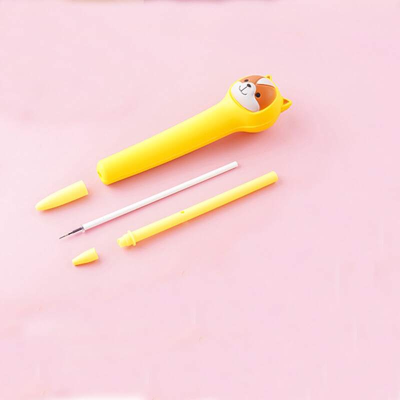 

1pc Cartoon Gel Pen, Black