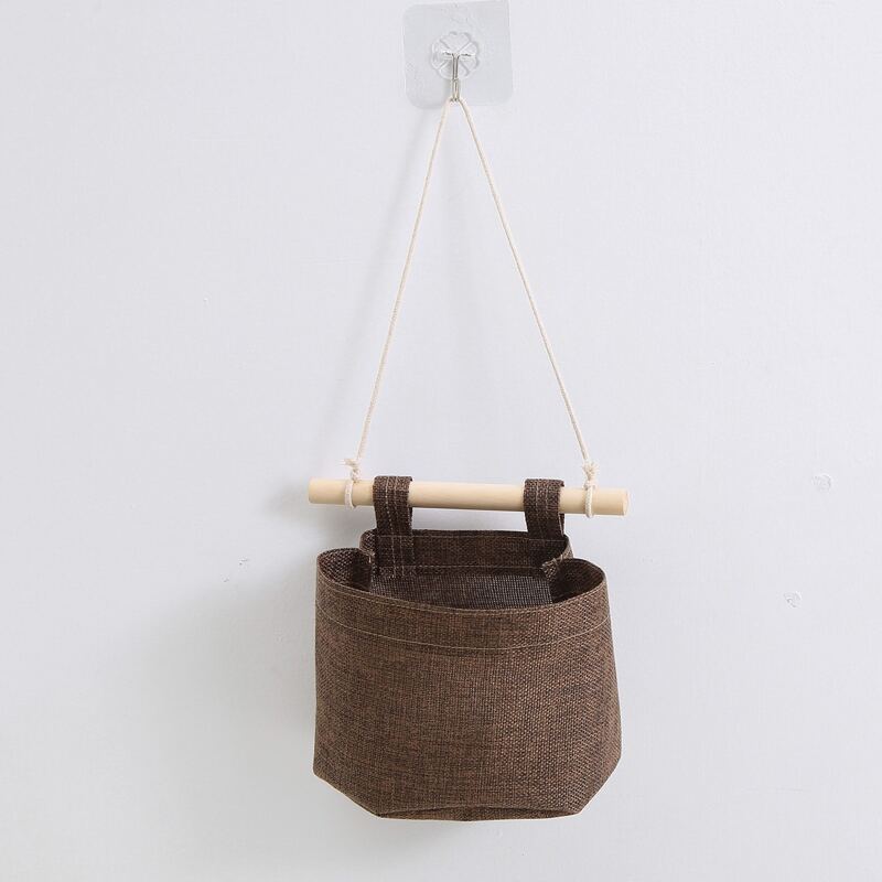 

1pc Multifunction Hanging Storage Bag, Coffee brown