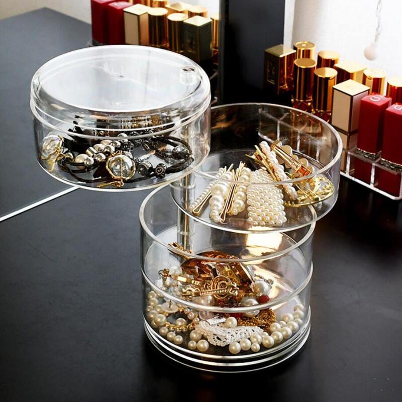 

1pc Clear Multilayer Jewelry Storage Box