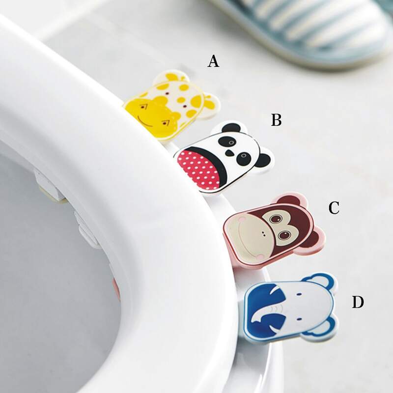 

1pc Cartoon Toilet Seat Lifter Handle, Multicolor