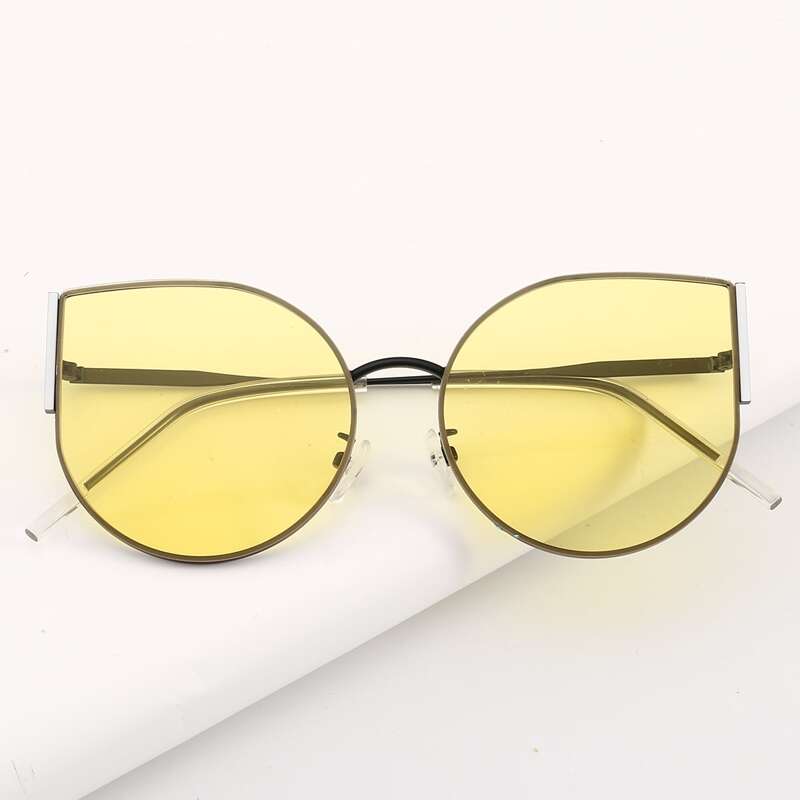 

Yellow Metal Frame Sunglasses