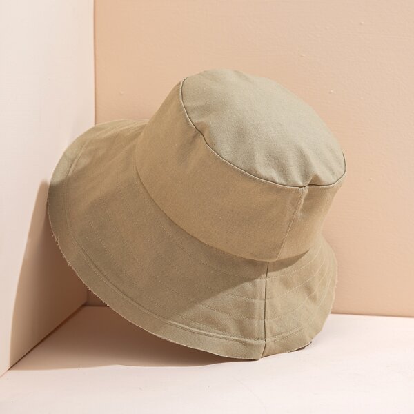 

Solid Bucket Hat, Khaki