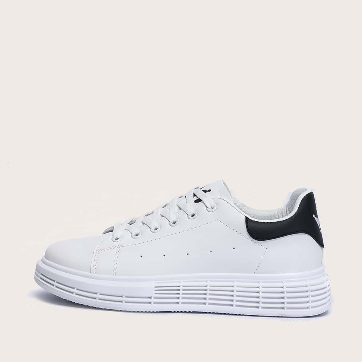 

Guys Lace-up Front Wide Fit Sneakers, White