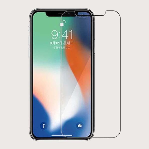 

1pc iPhone Screen Protection Tempered Glass Film, Clear