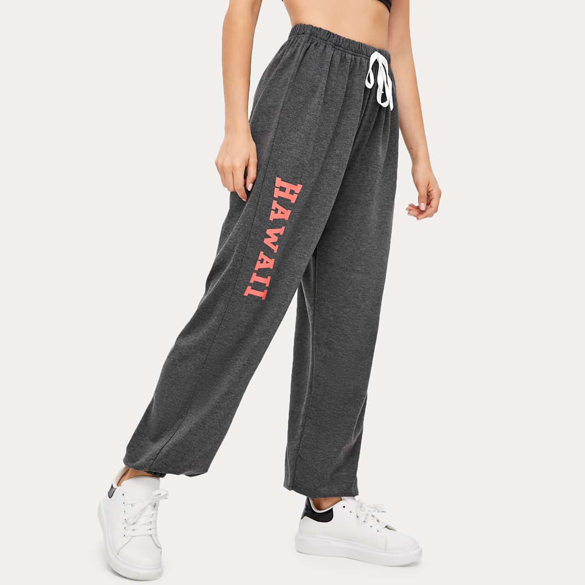 

Letter Graphic Joggers, Dark grey