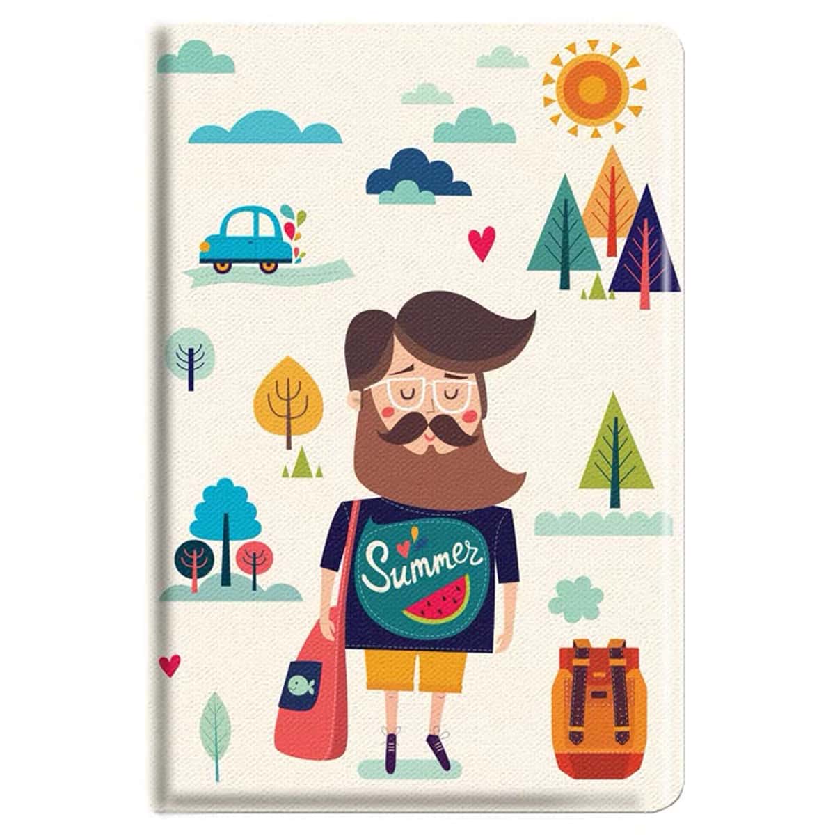 

Cartoon Figure iPad Case, Multicolor