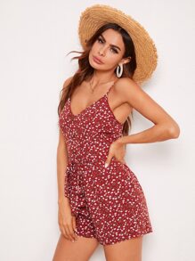 shein red romper