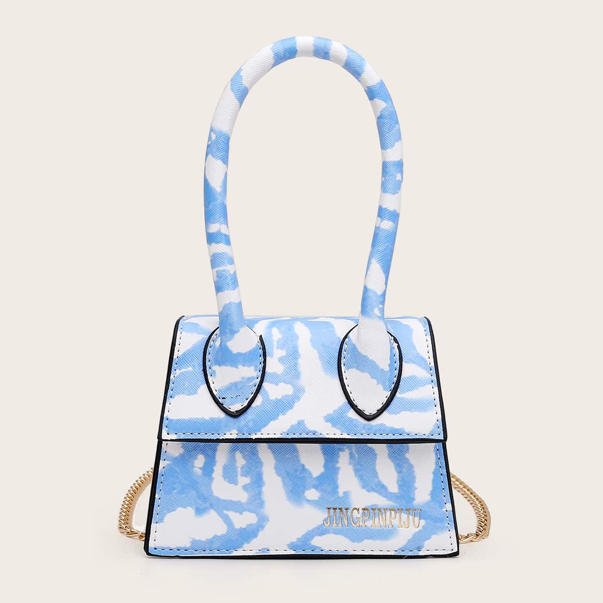 

Mini Top Handle Satchel Bag, Blue