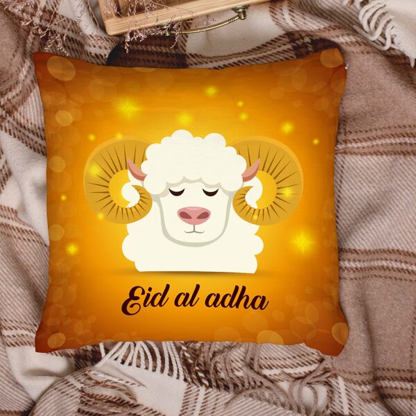 

Sheep Print Cushion Cover Without Filler, Multicolor