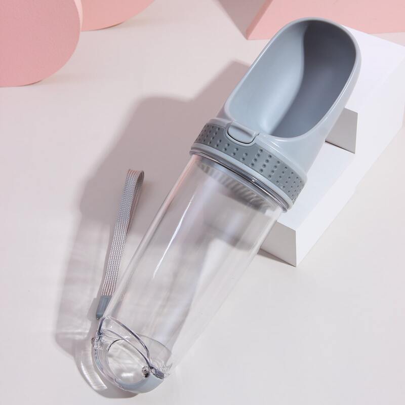 

1pc Dog Outdoor Portable Water Dispenser Feeder, Grey