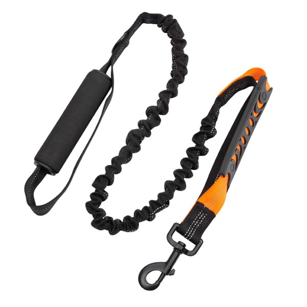 

1pc Elastic Dog Walking Leash, Orange