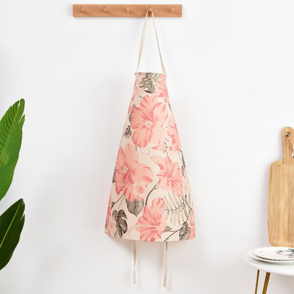 

Floral Pattern Apron, Multicolor