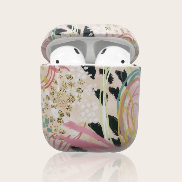 

1pc Graphic AirPods Case, Multicolor