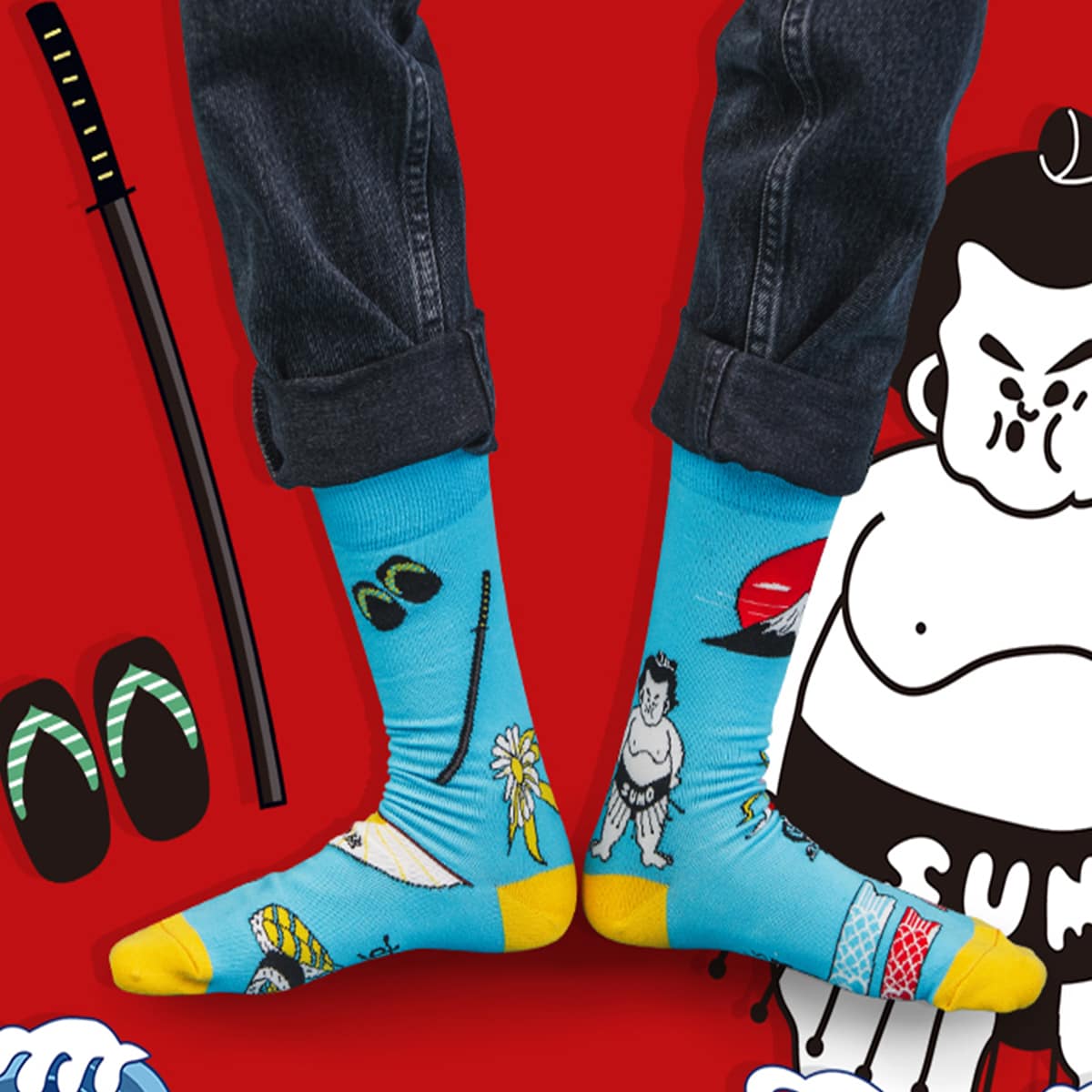 

Guys Cartoon Graphic Socks, Multicolor