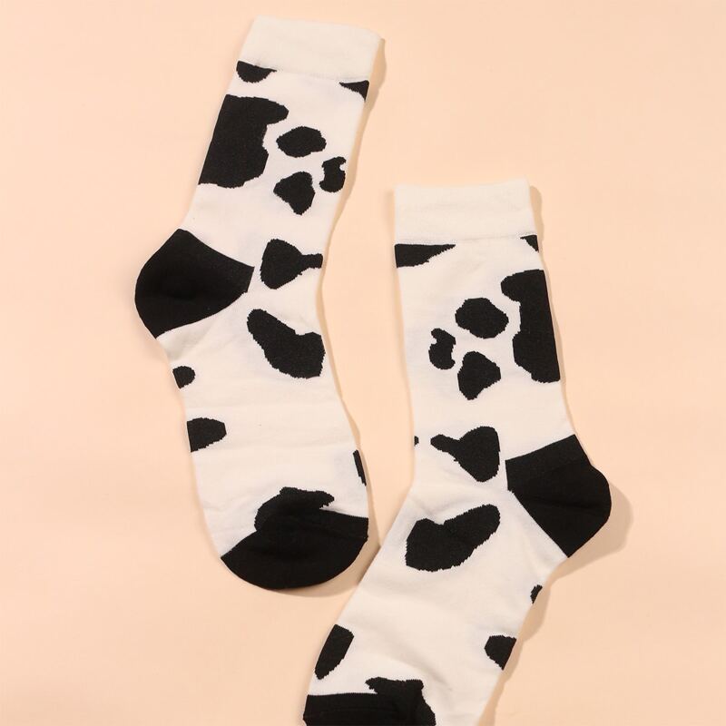Two Tone Socks, Black and white