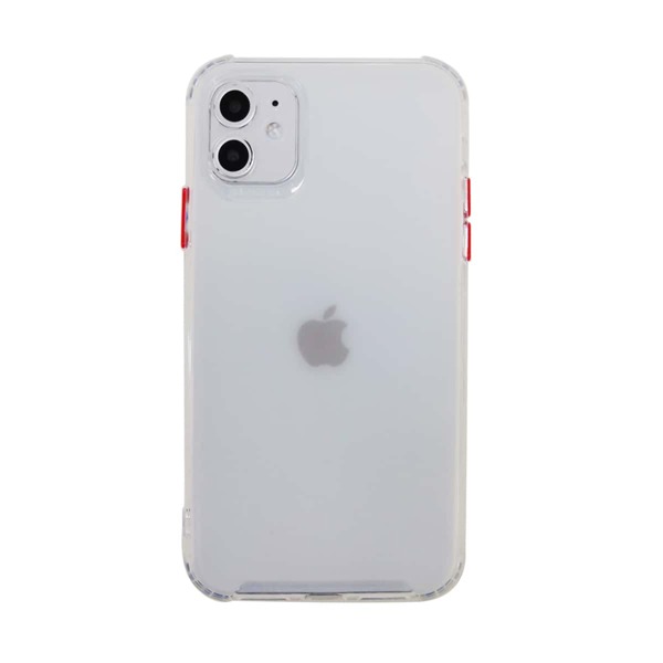 

1шт прозрачный чехол для iPhone, Белый прозрачный
