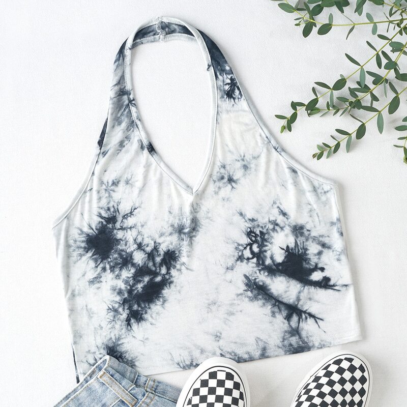 

Tie Dye Halter Top, Multicolor