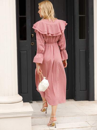 Abiti Volanti Pua Rosa antico Elegante | SHEIN ITALIA