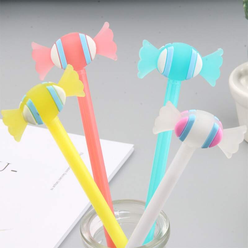

4pcs Candy Gel Pen, Black