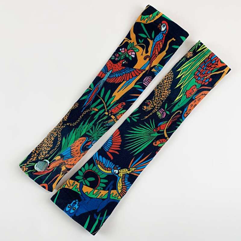 

Guys Animal Pattern Long Sleeve Hand Gloves, Multicolor