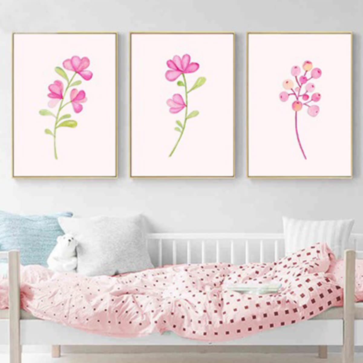 

1pc Floral Wall Painting, Multicolor