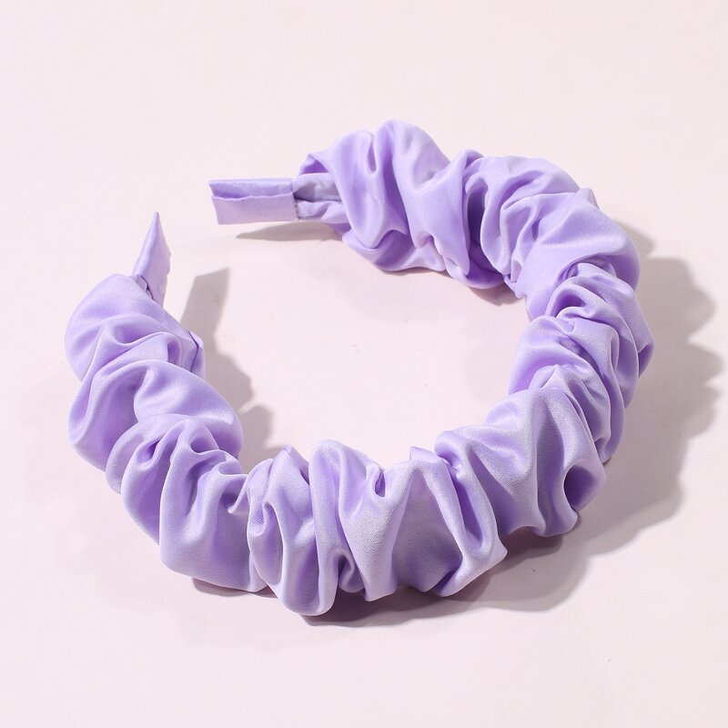 

Ruched Hair Hoop, Purple