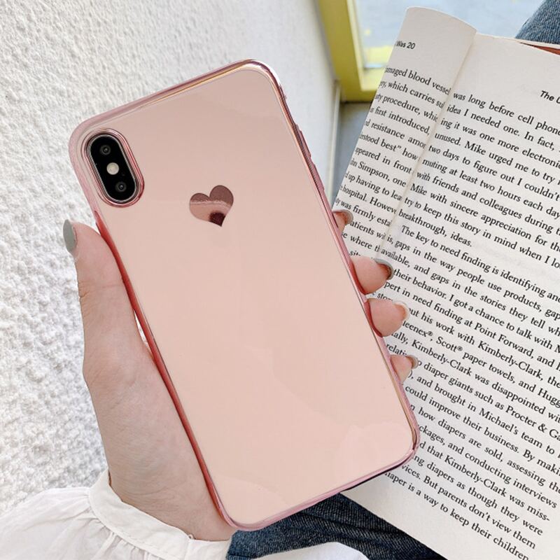 

Heart iPhone Case, Dusty pink