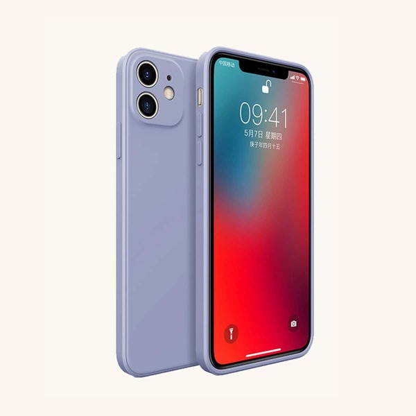 

Однотонный чехол для iPhone 1шт, Пурпурный
